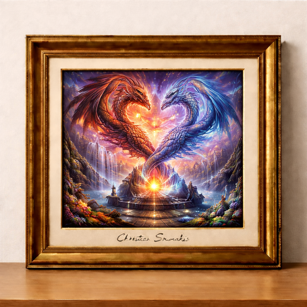 Dragons of fire and ice