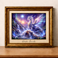 Elven sorceress in enchanted twilight forest
