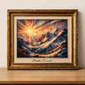 Peaks and rays in vibrant harmony