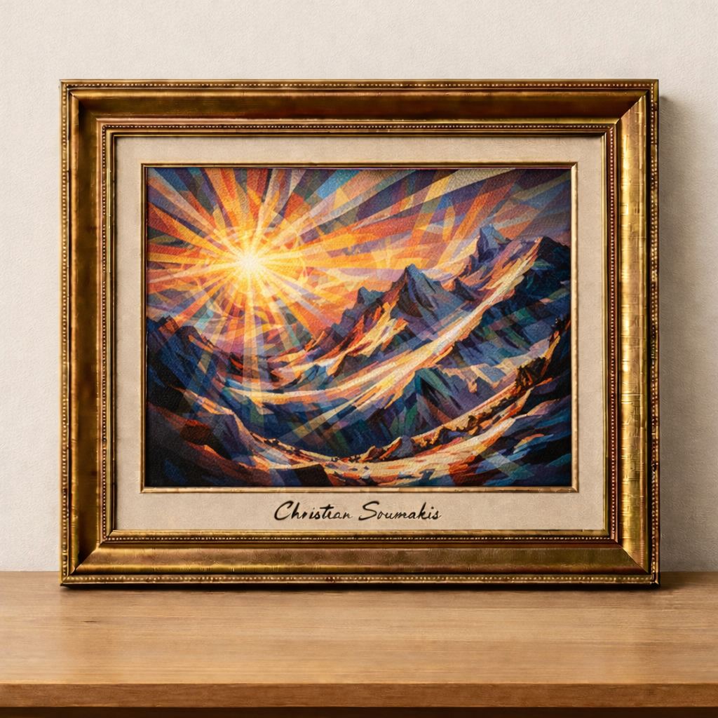 Peaks and rays in vibrant harmony